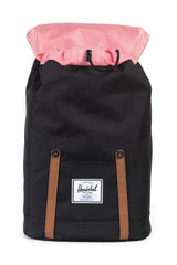 Herschel Supply Co. Retreat Backpack - Black/Tan Synthetic Leather