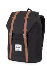 Herschel Supply Co. Retreat Backpack - Black/Tan Synthetic Leather