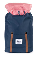 Herschel Supply Co. Retreat Backpack - Navy/Tan Synthetic Leather