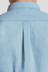 Levi's Made and Crafted One Pocket Shirt - Pale Blue Chambray