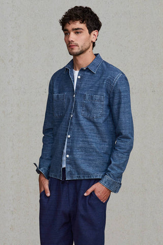 Levi's Made and Crafted Overshirt  - Chambray Blue Kasari