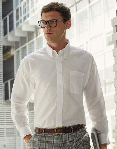 Fruit of the Loom Long Sleeve Oxford Shirt