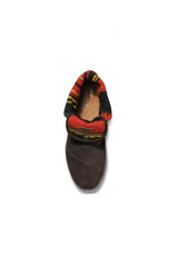 Toms Highlands Brown Suede Stripe Men's Botas