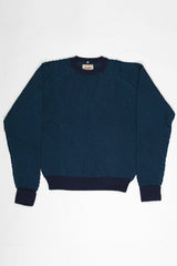Levi's Made and Crafted Waffle Crew - True Blue
