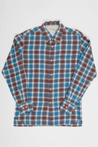 Universal Works College Shirt – Blue