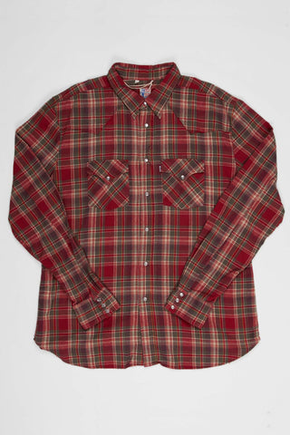Levi's Vintage Clothing Western Shirt - Biking Red Check