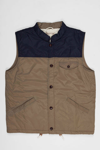Universal Works Warm Gilet Nylon Sand