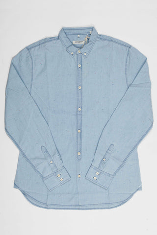 Levi's Made and Crafted Button Down Shirt - Blue Chambray Neeps