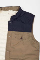 Universal Works Warm Gilet Nylon Sand