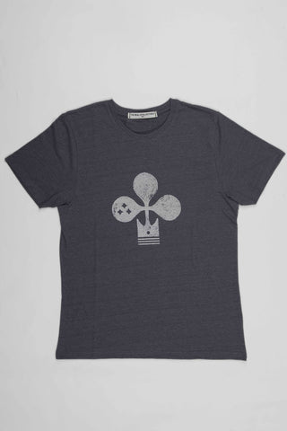 The Real Intellectuals Tee TRI PISTON - Melange Dark
