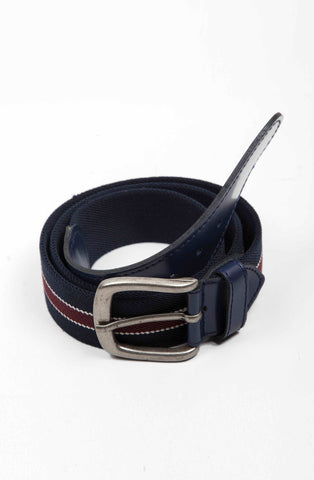 Victoria Elastic Belt With Leather Ending