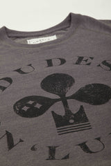 The Real Intellectuals Sweater DUDES ON 'LUDES - Dark Heather