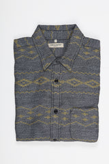 Levi's Made and Crafted One Pocket Shirt - Grey Mele Multi Stripe