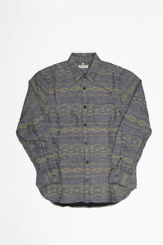 Levi's Made and Crafted One Pocket Shirt - Grey Mele Multi Stripe