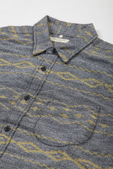 Levi's Made and Crafted One Pocket Shirt - Grey Mele Multi Stripe